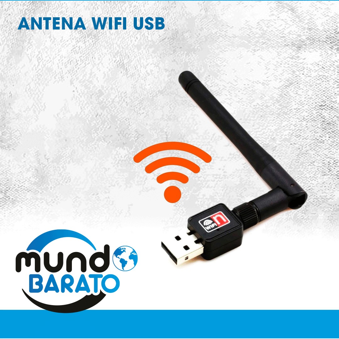 accesorios para electronica - Antena Wifi Usb Receptor Wifi Con Antena Para Pc. Modem Lan Adaptador 1