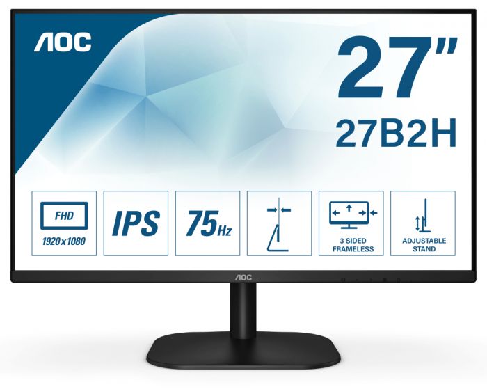 computadoras y laptops - monitor aoc 27b2h 27