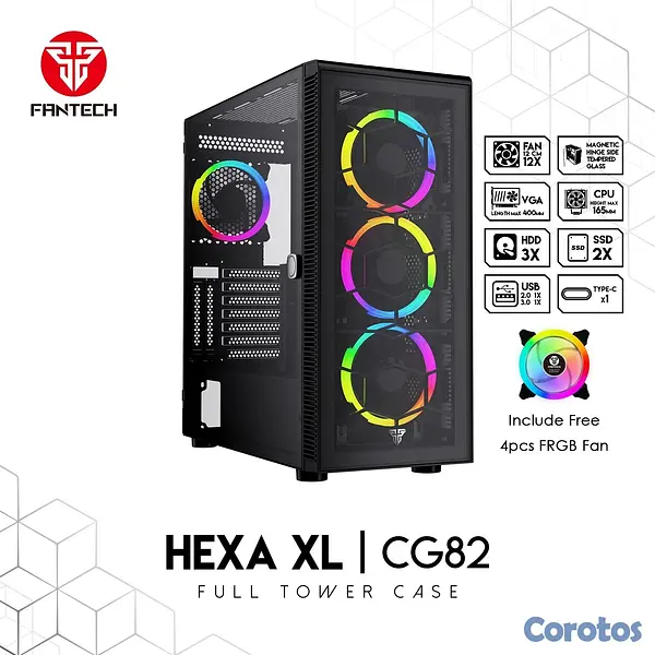 computadoras y laptops - Case Gaming RGB 3