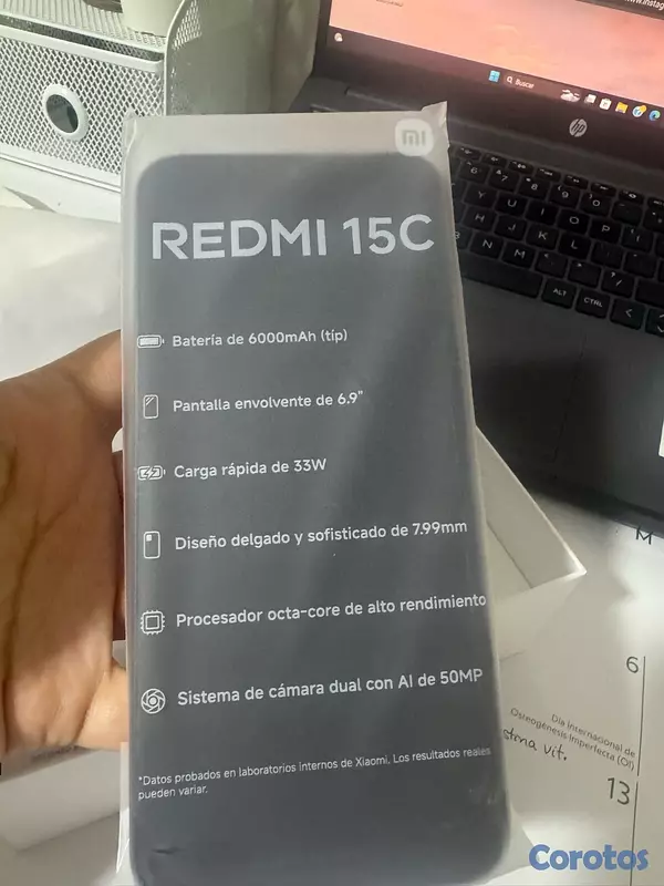 celulares y tabletas - celular Redmi 15 C 5