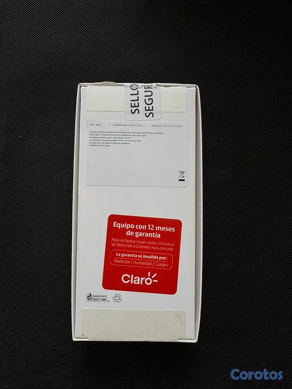 celulares y tabletas - Samsung Galaxy A07 negro 128 GB para claro.**Somos 2