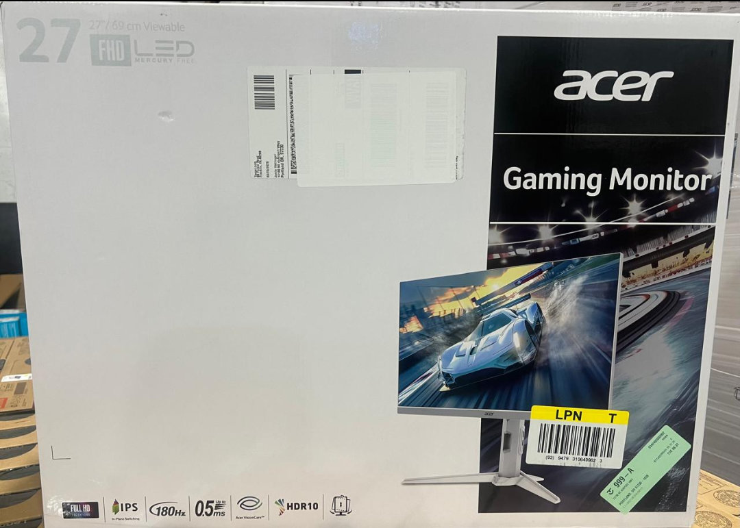 consolas y videojuegos - Monitor Gaming  Acer 27Pulg 180Hz 0.5ms HDR10 IPS  3