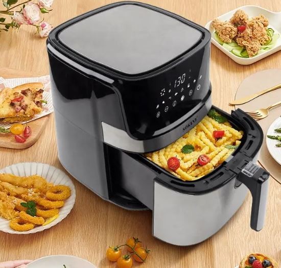 electrodomesticos - Freidora de aires air fryer digital de 8 litros smart wifi y app tuya smart  2