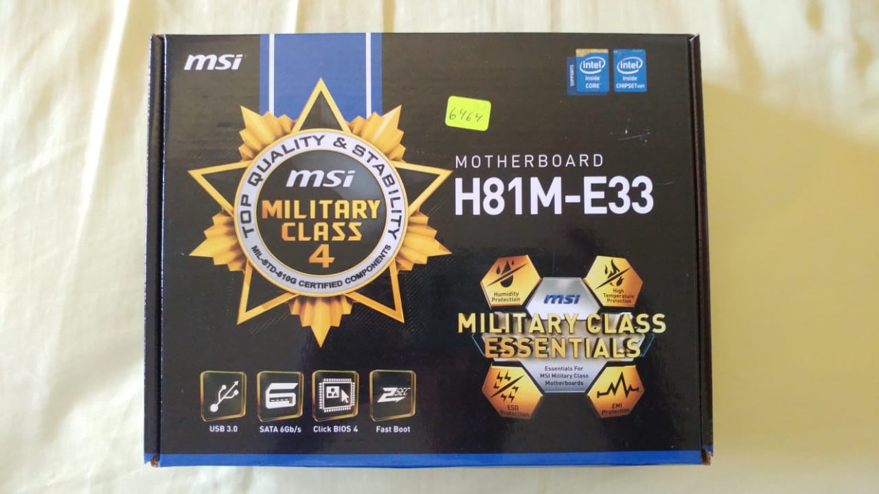 computadoras y laptops - MotherBoard MSI Military Class