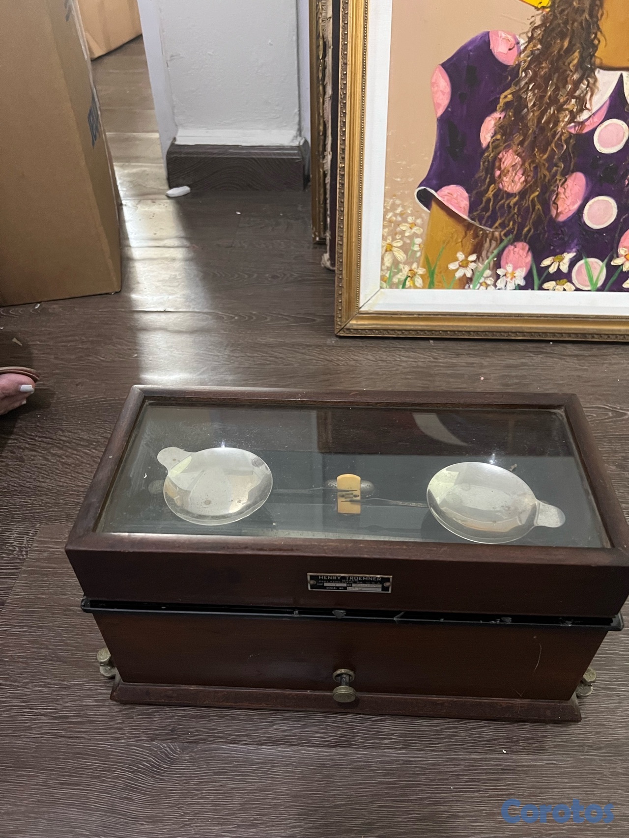 arte y antigüedades - Balanza antigua de platillos 3