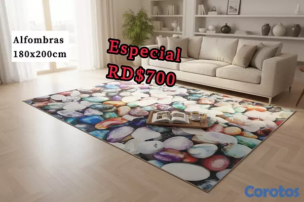 decoración y accesorios - alfombras 3D tamaño grande 180x200cm  7
