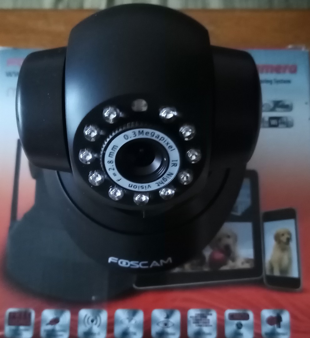 camaras y audio - Dos (2) cámaras IP (WiFi) para vigilancia y seguridad