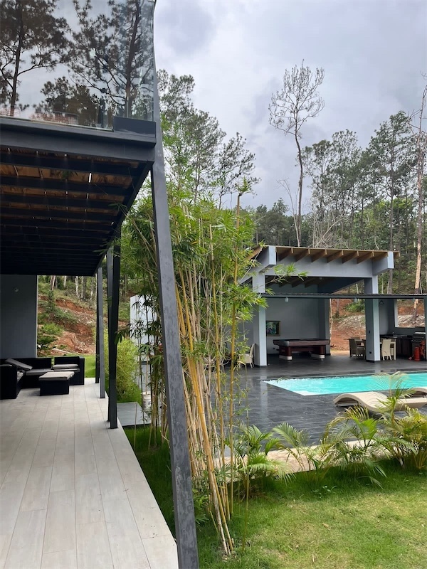 casas vacacionales y villas - Venta de Villa de lujo en jarabacoa con dos piscina zona turística 8