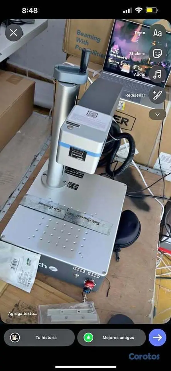 equipos profesionales - grabadora de sublimacion a lazer  2