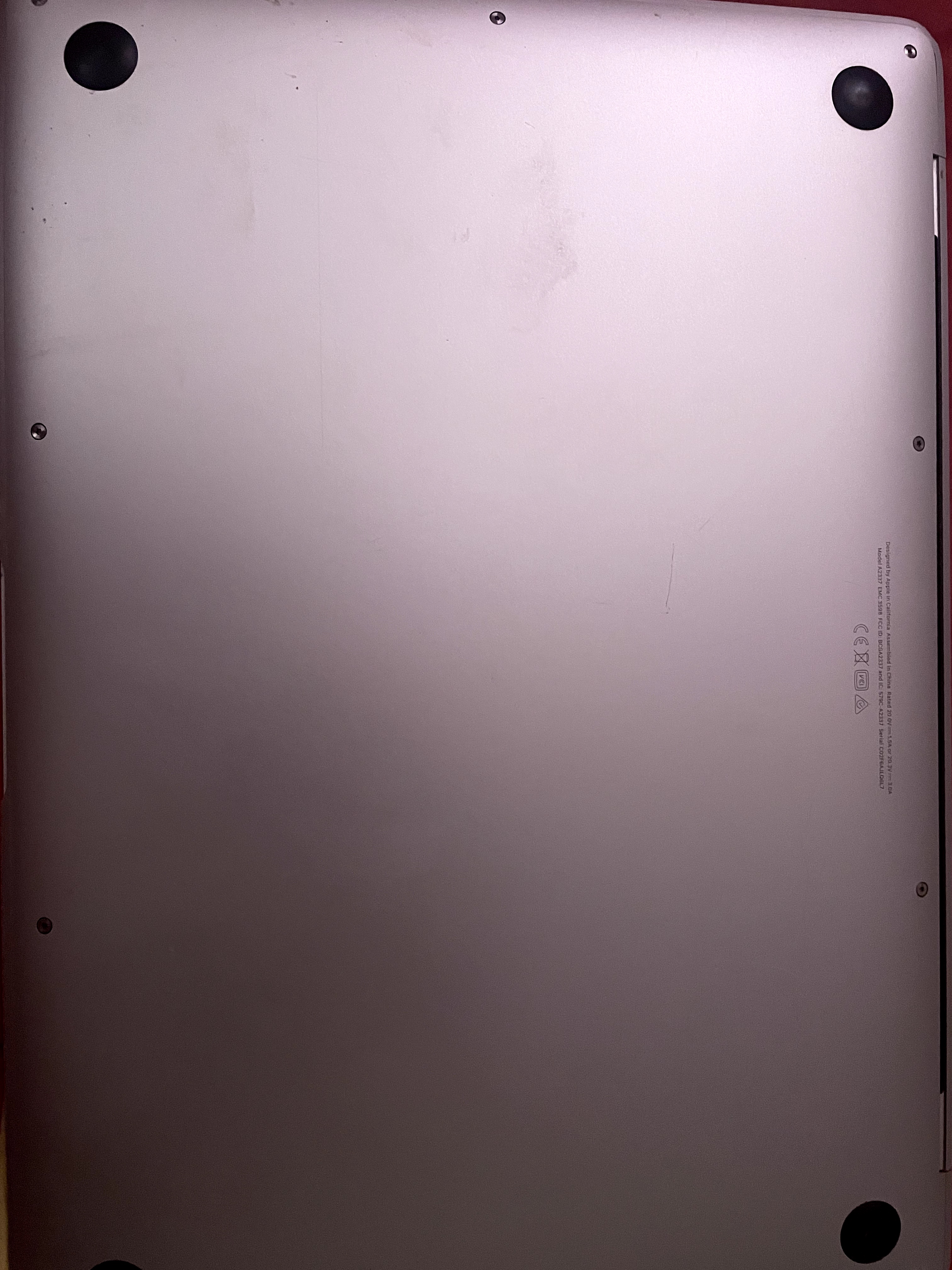 computadoras y laptops - MacBookair 2020, con defecto en patanlla 4
