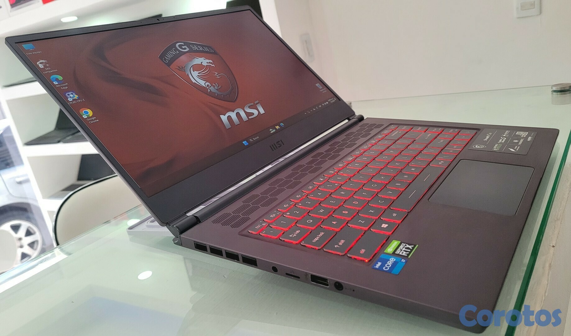 computadoras y laptops - Msi Gamin 15 Pulg Core i7 11th Gen Ram 16gb Disco 1tb SSD NvIdea RTX 3060 6GB 3