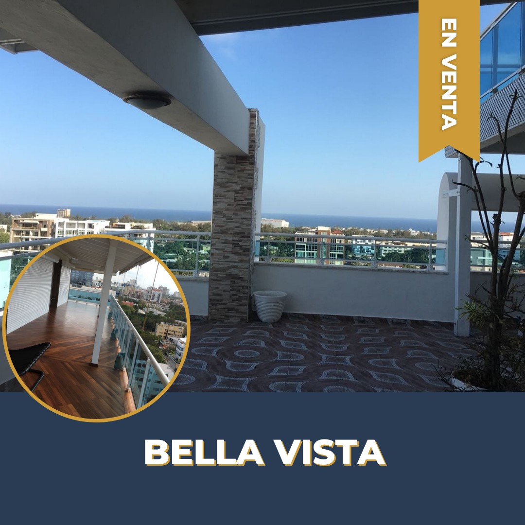 apartamentos -  Bella Vista Penthouse de 3 niveles con hermosa vista
