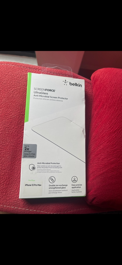 accesorios para electronica - Protector De Pantalla Belkin Para iPhone 12 Pro Max En Venta TOTALMENTE NUEVO 2