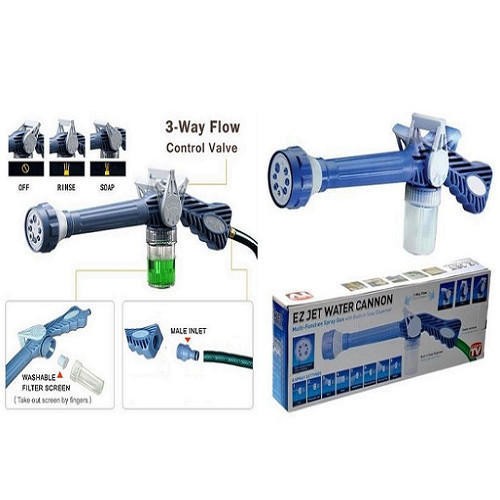 herramientas, jardines y exterior - Pistola para manguera de agua con 8 salidas HG-265  1