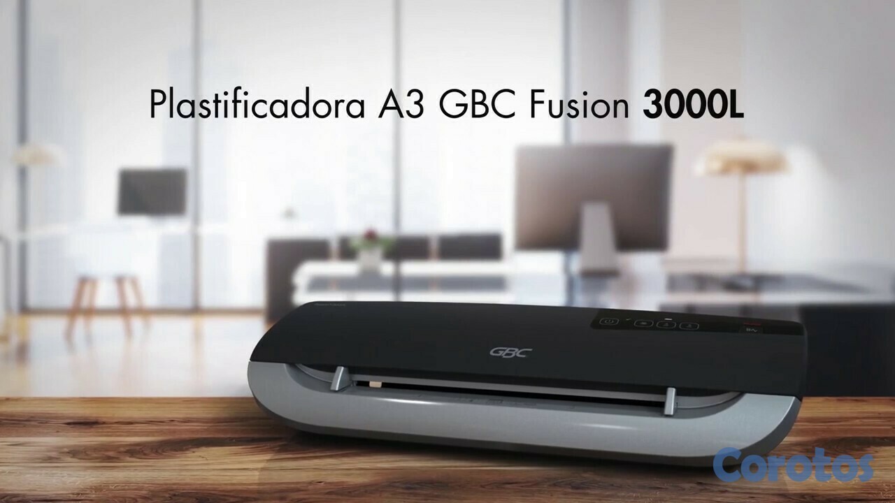 computadoras y laptops - Plastificadora – Laminadora GBC Swingline FUSION 3000L 12.1 Pulga LAMINA 3,5,7 3