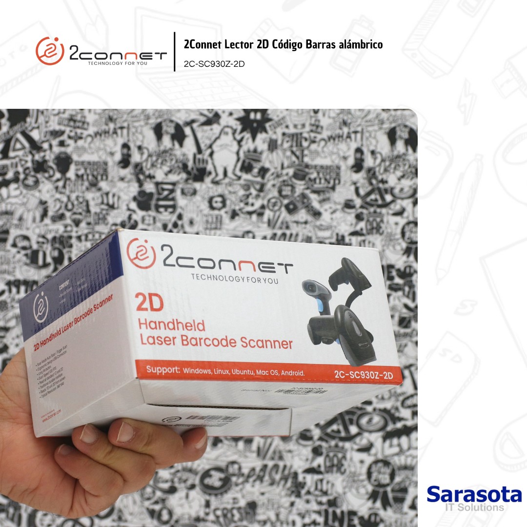 accesorios para electronica - Lector de códigos de barra 2D 2Connet 1