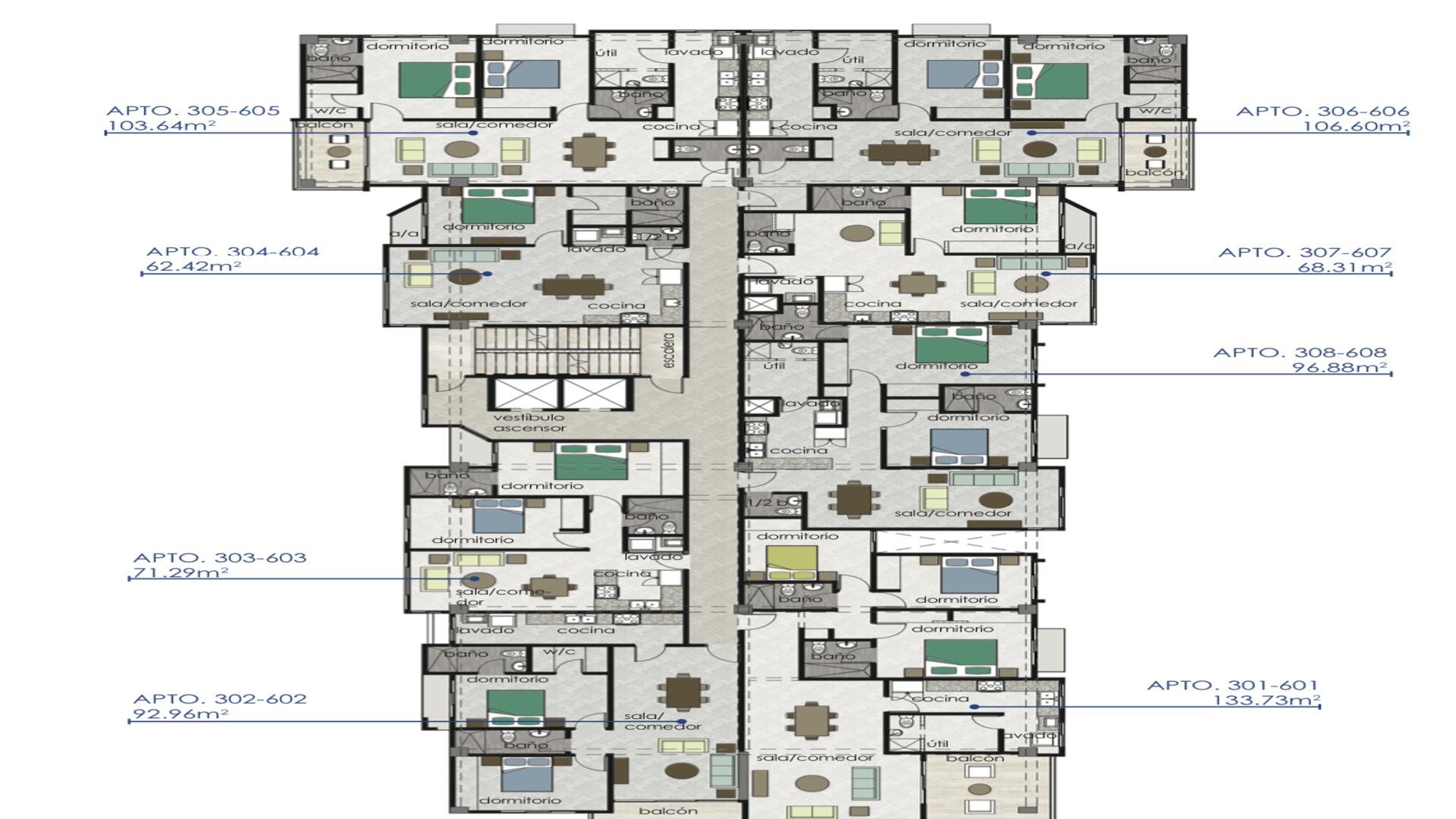 apartamentos - ZU-06  HERMOSO PROYECTO DE APARTAMENTOS EN LA ZONA UNIVERSITARIA 9
