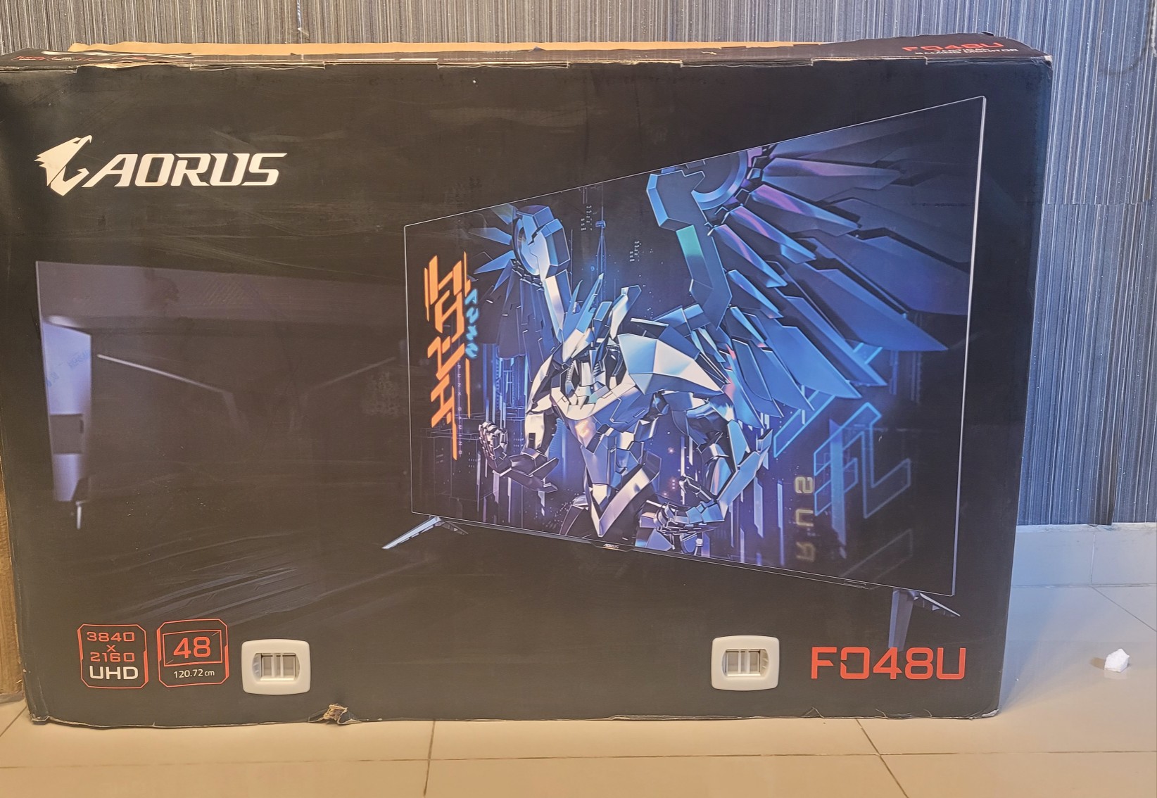 computadoras y laptops - Monitor Gaming Auros fo48u 48 Pulg Oled 4K HDR 120HZ 1ms Respuesta Super Bocinas