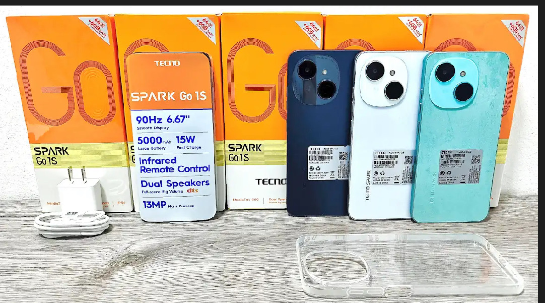 celulares y tabletas - TECNO SPARK GO 1S 2025 (64GB, 6.67" 90HZ, 6GB RAM 3+3)