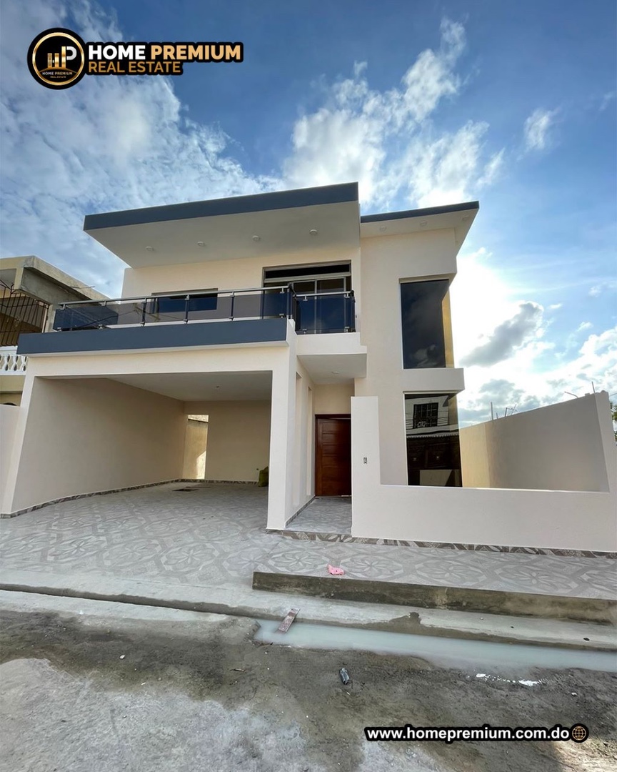 casas - Venta de casa moderna en la autopista de san Isidro brisa oriental Santo Domingo