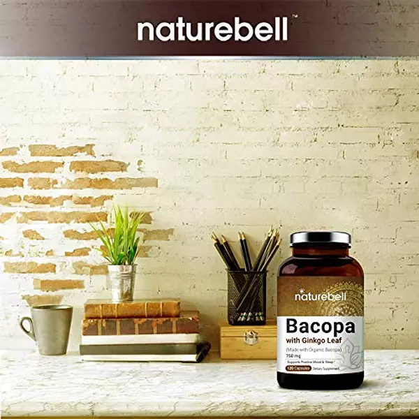 Salud y Equipamiento Médico - Bacopa Monnieri Capsulas Con Ginkgo Biloba Naturebell 2