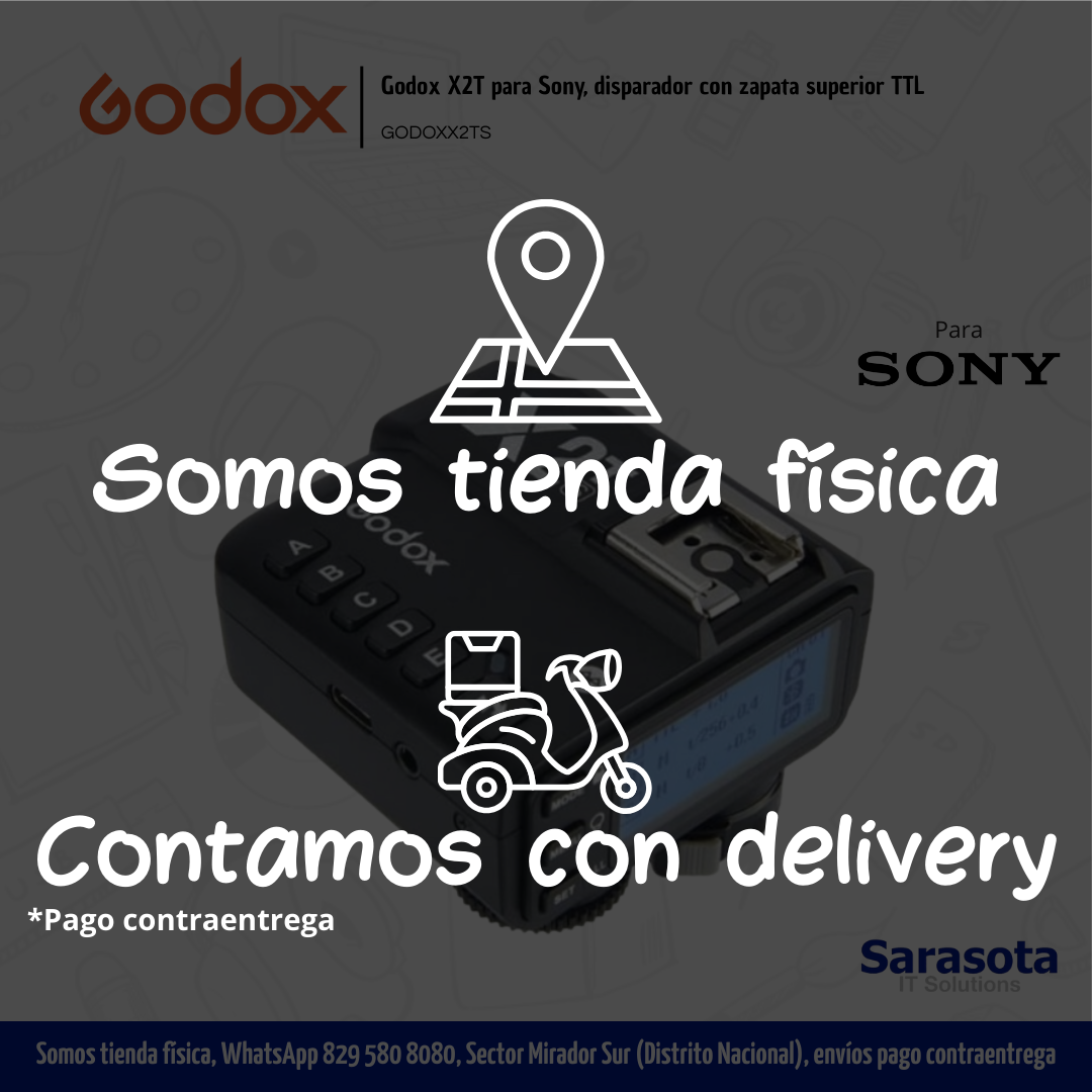accesorios para electronica - Godox disparador X2T para Sony 1