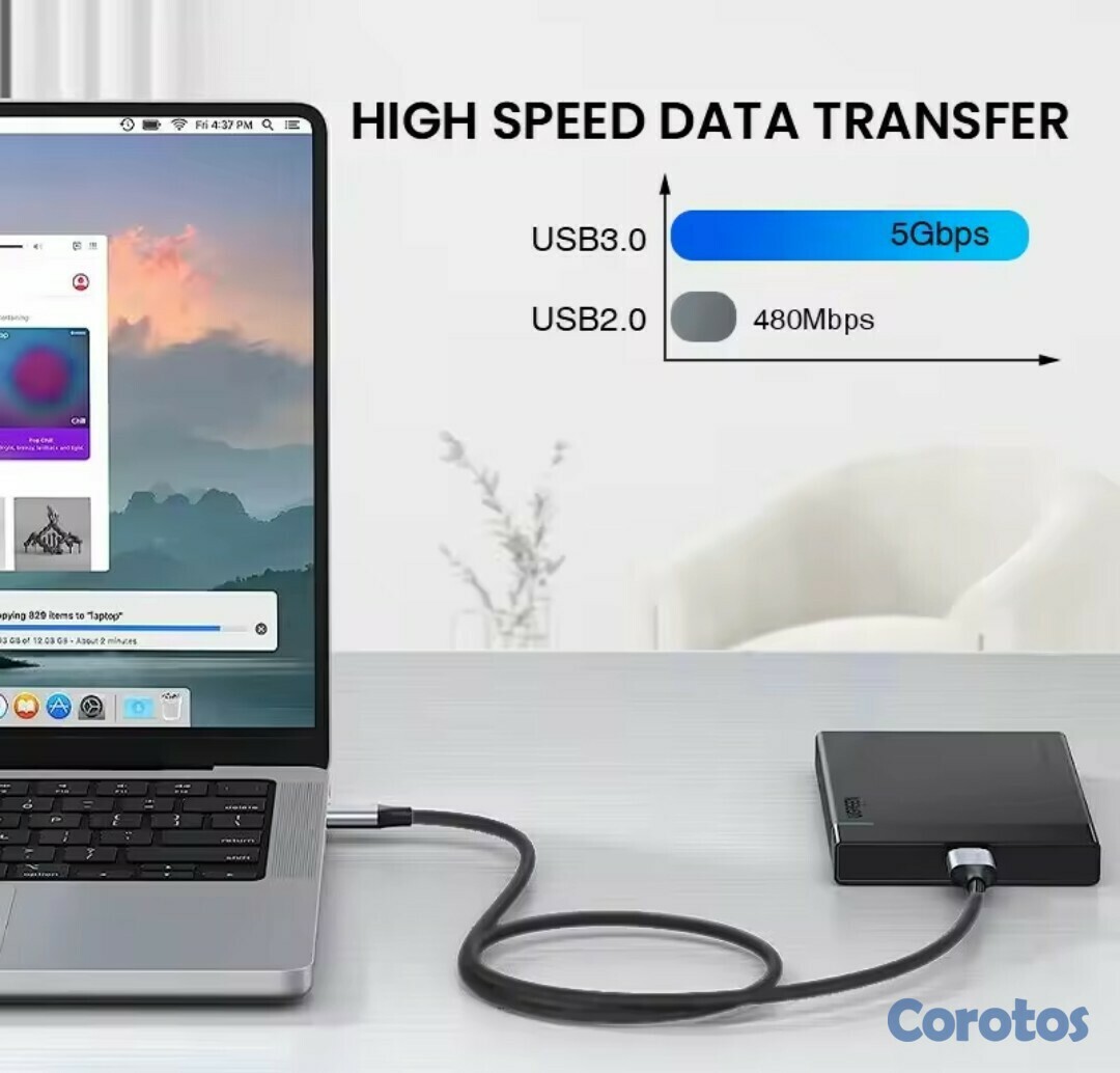 camaras y audio - Cable USB C a Micro B 5