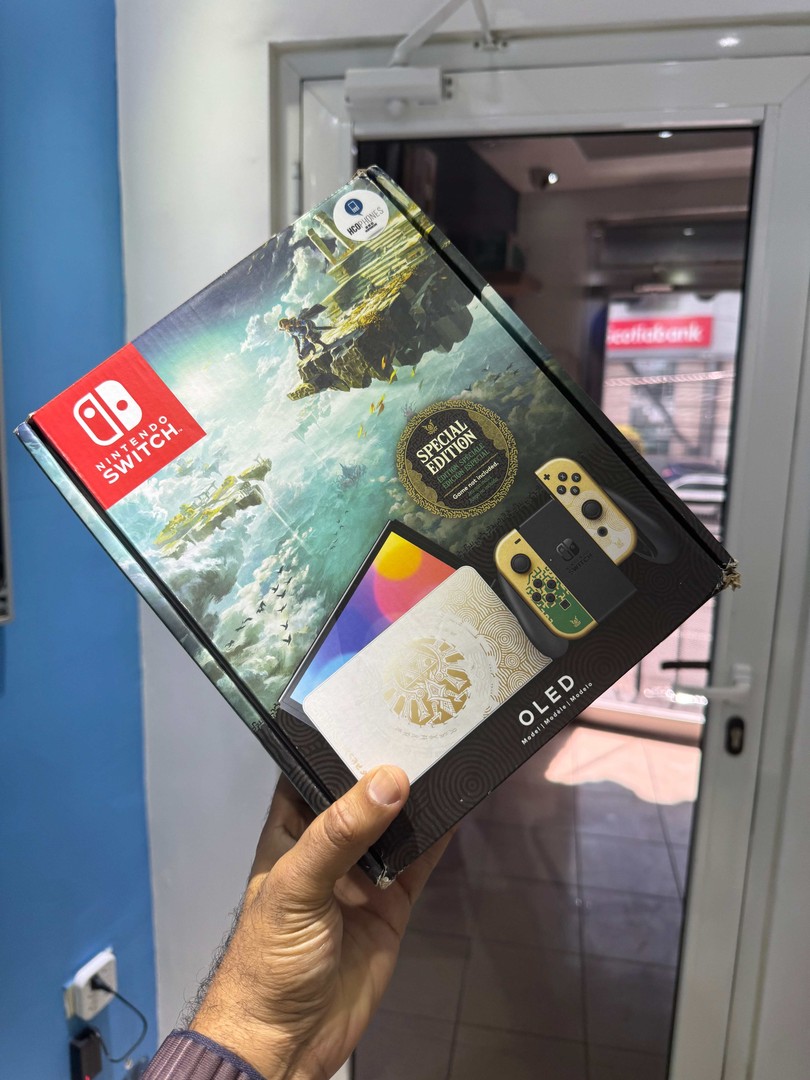 consolas y videojuegos - Nintendo Switch Oled Zelda Special Edition Nuevo Sellado, Garantía $ 18,995 NEG