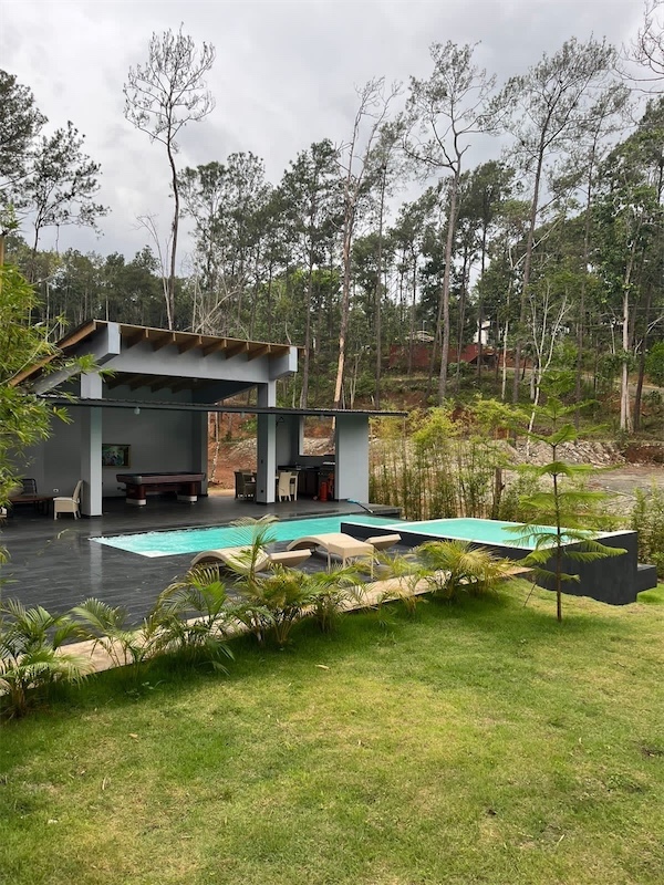 casas vacacionales y villas - Venta de Villa de lujo en jarabacoa con dos piscina zona turística 9