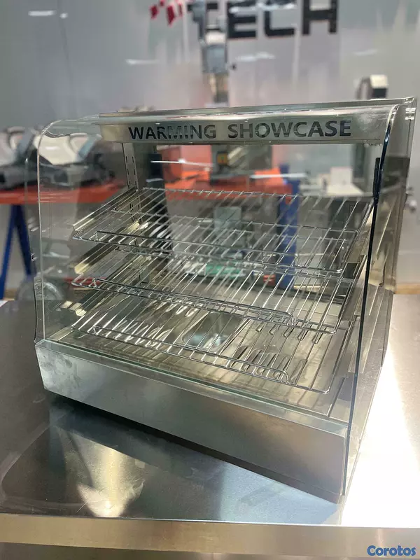 equipos profesionales - Vitrina exhibidora caliente 26 pulgadas aniquelada 3