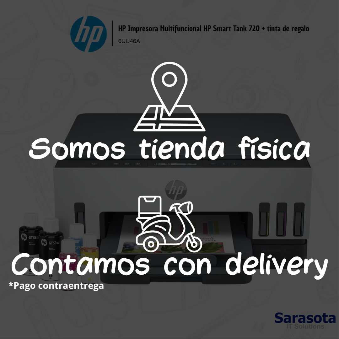 impresoras y scanners - HP Impresora Multifuncional HP Smart Tank 720  3