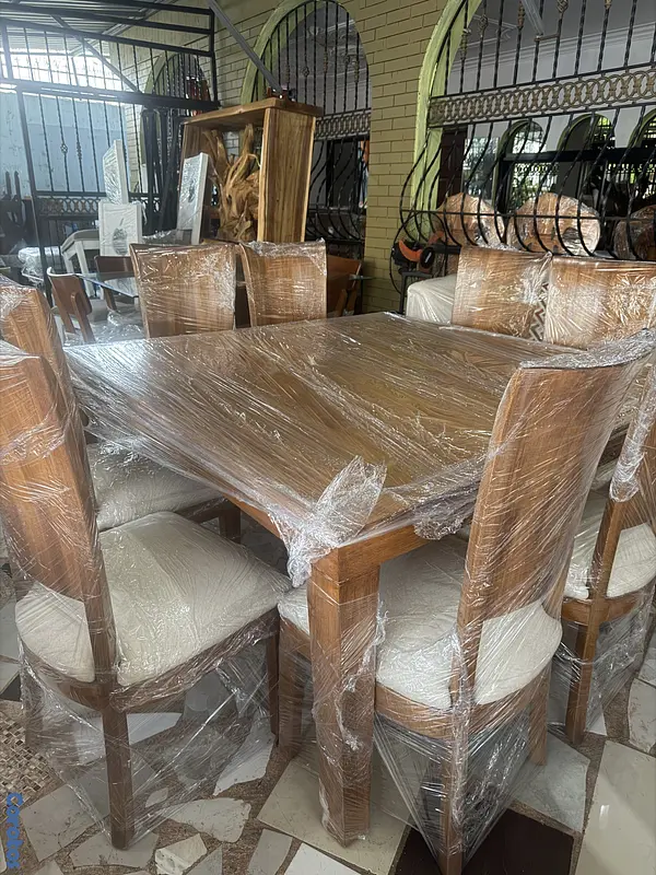 muebles y colchones - Comedor de 8 silla caoba garantizada  2