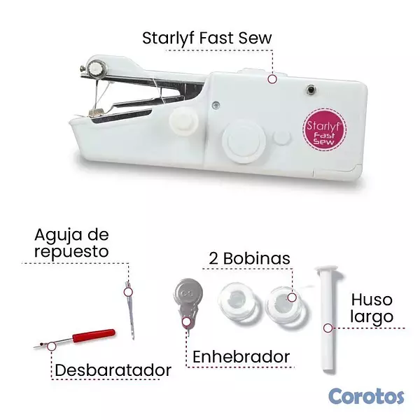 decoración y accesorios - Máquina de coser portátil Starlyf Fast Sew 5
