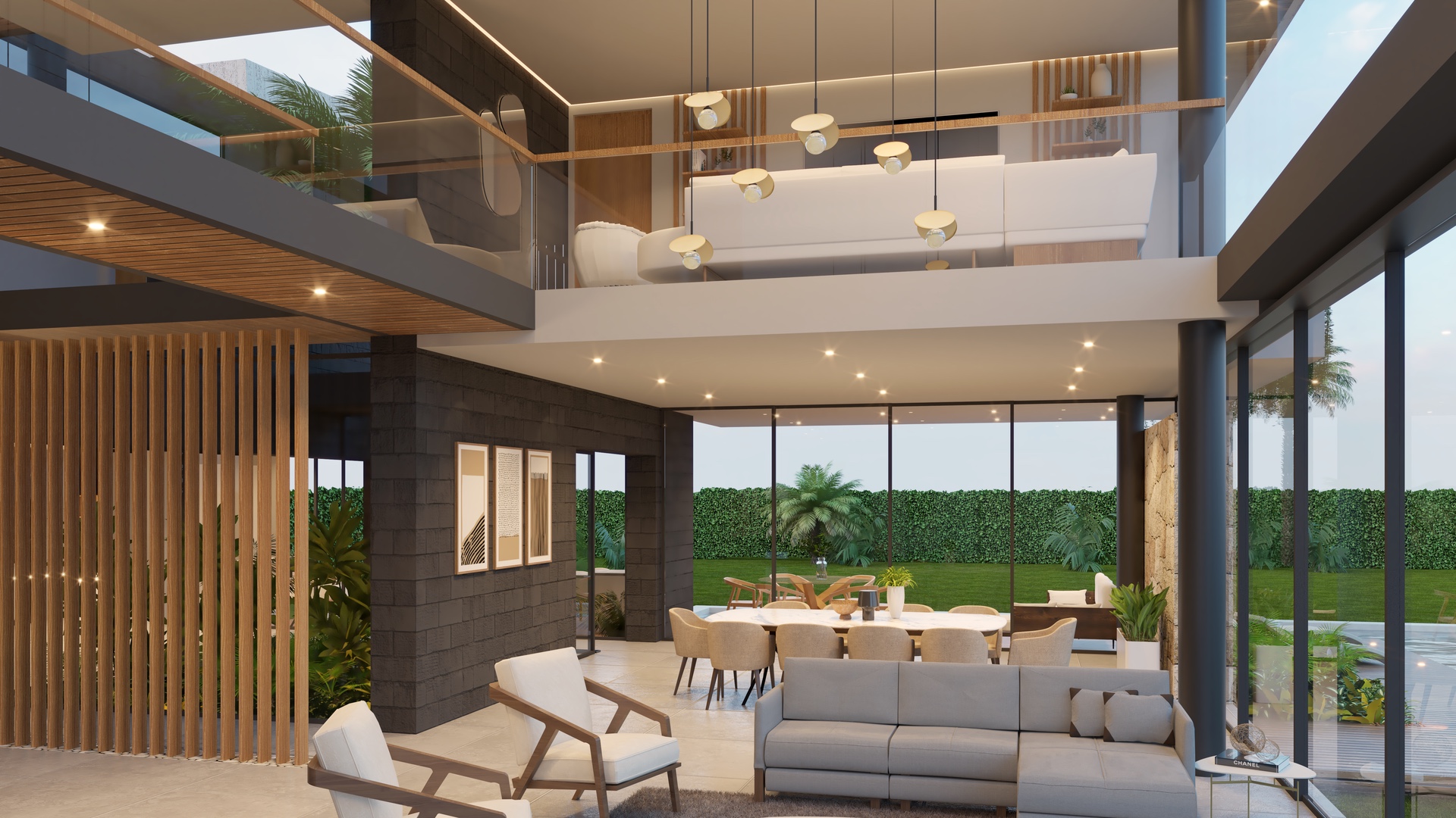 casas vacacionales y villas - Venta de Villa de lujo cap Cana punta cana 1571mts con piscina zona turística 4
