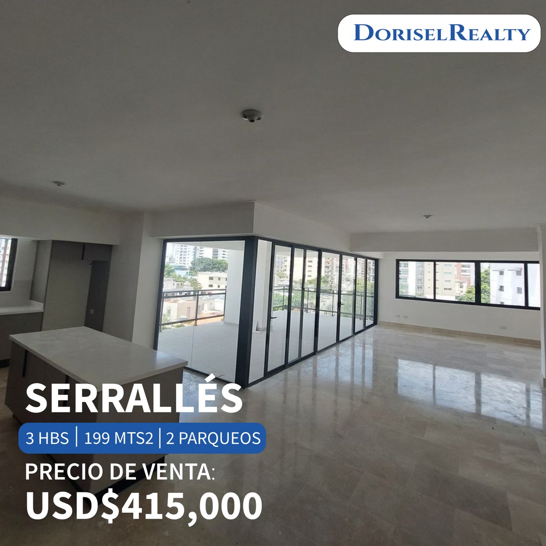 apartamentos - VENTA DE FABULOSO APARTAMENTO UBICADO EN SERRALLÉS