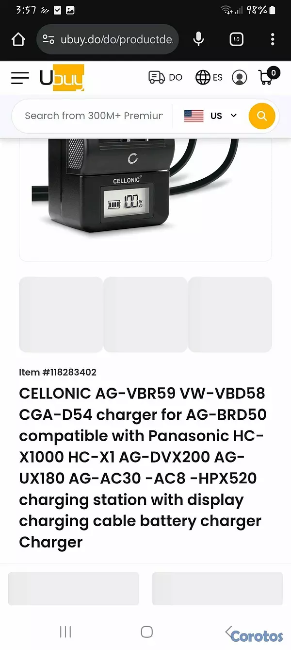 camaras y audio - cargador de camara 11