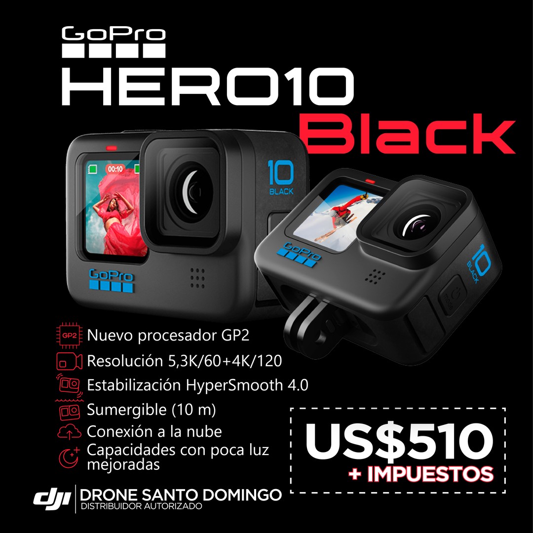 camaras y audio - 📸(GoPro) HERO 10 BLACK📸