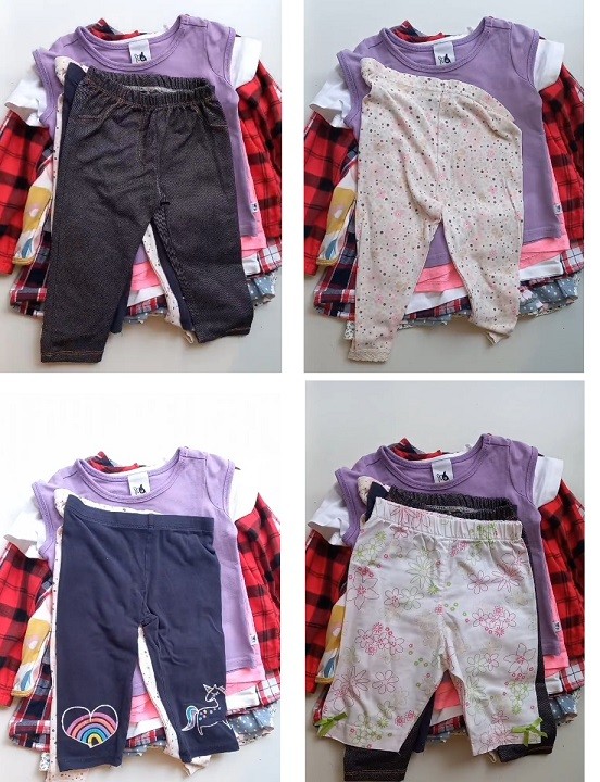 ropa y zapatos - Combo de ropitas de niñas 12 meses - Semi nuevas 4