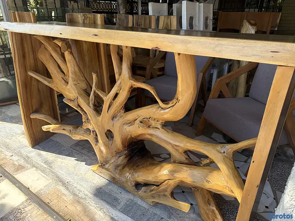 muebles y colchones - Crendeza rústica corte natural 2