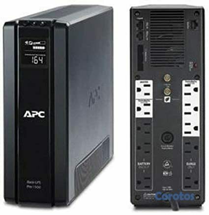 computadoras y laptops - UPS APC BR1500G BACK-UPS PRO, 1.5KVA (1500VA), 865 WATTS 1