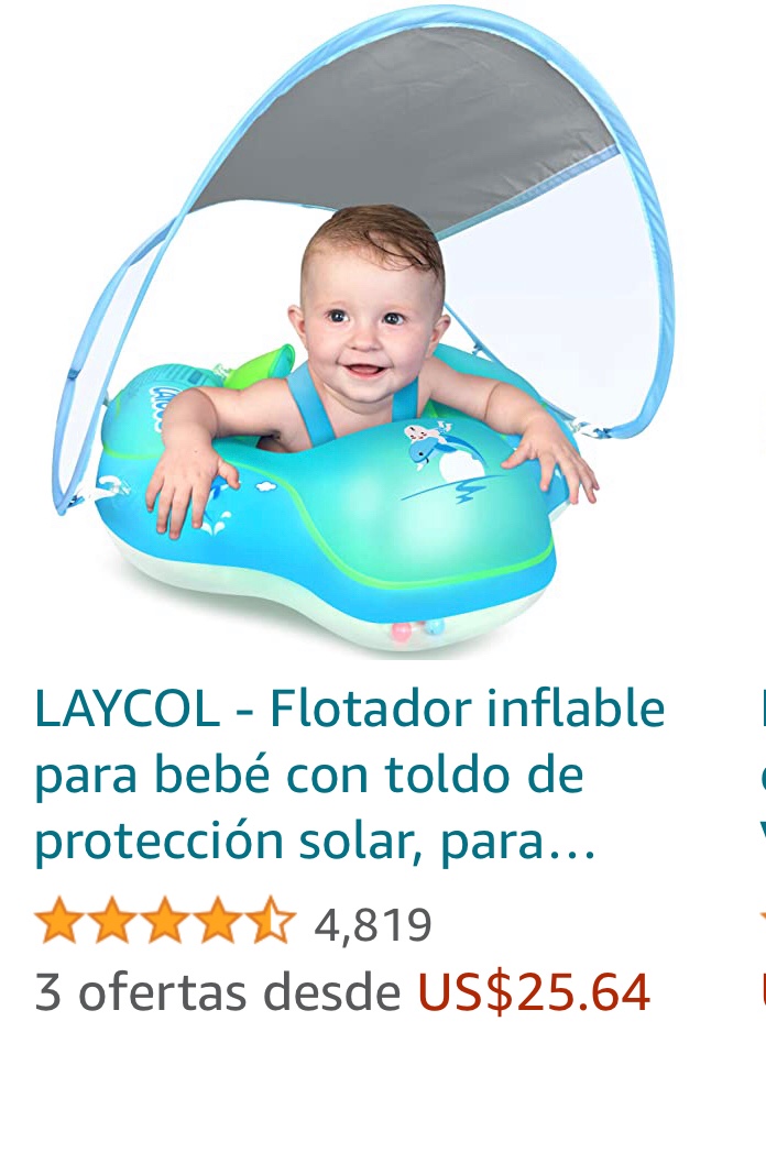 juguetes - Vendo flotador para bebé de 3 a 8 meses 