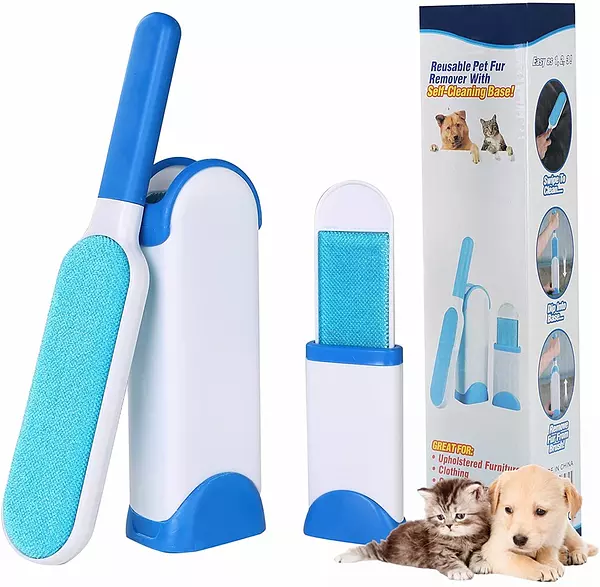 animales y mascotas - Cepillo para eliminar el pelo de mascotas, REMOVEDOR PELOS de perros gatos 3