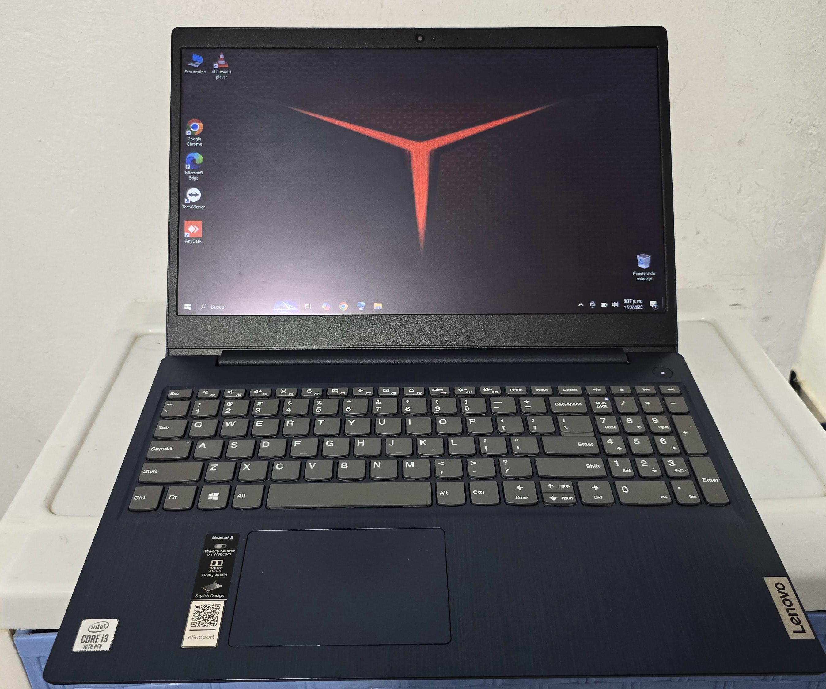 computadoras y laptops - lenovo Slim 17 Pulg Core i3 10th Gen Ram 8gb ddr4 Disco 256gb solido hdmi 0
