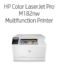 impresoras y scanners - LASER A COLOR HP LASERJET PRO MULTIFUNCIONAL M182NW COLOR PRINTER 