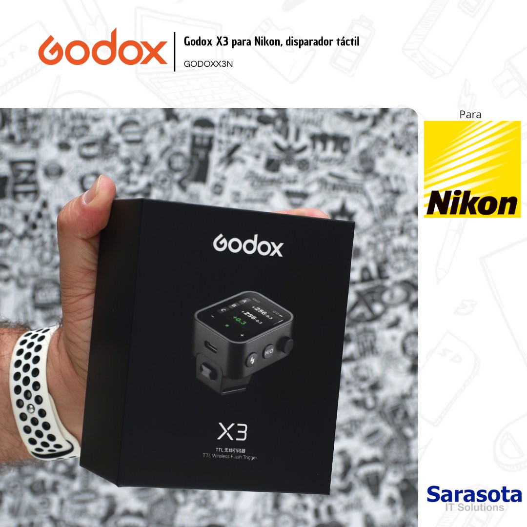 accesorios para electronica - Godox Disparador X3 para Nikon Garantía 1 año 1