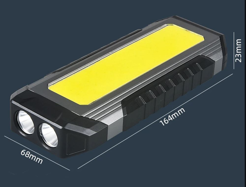 otros electronicos - Power bank con linterna, destapador e iman 4
