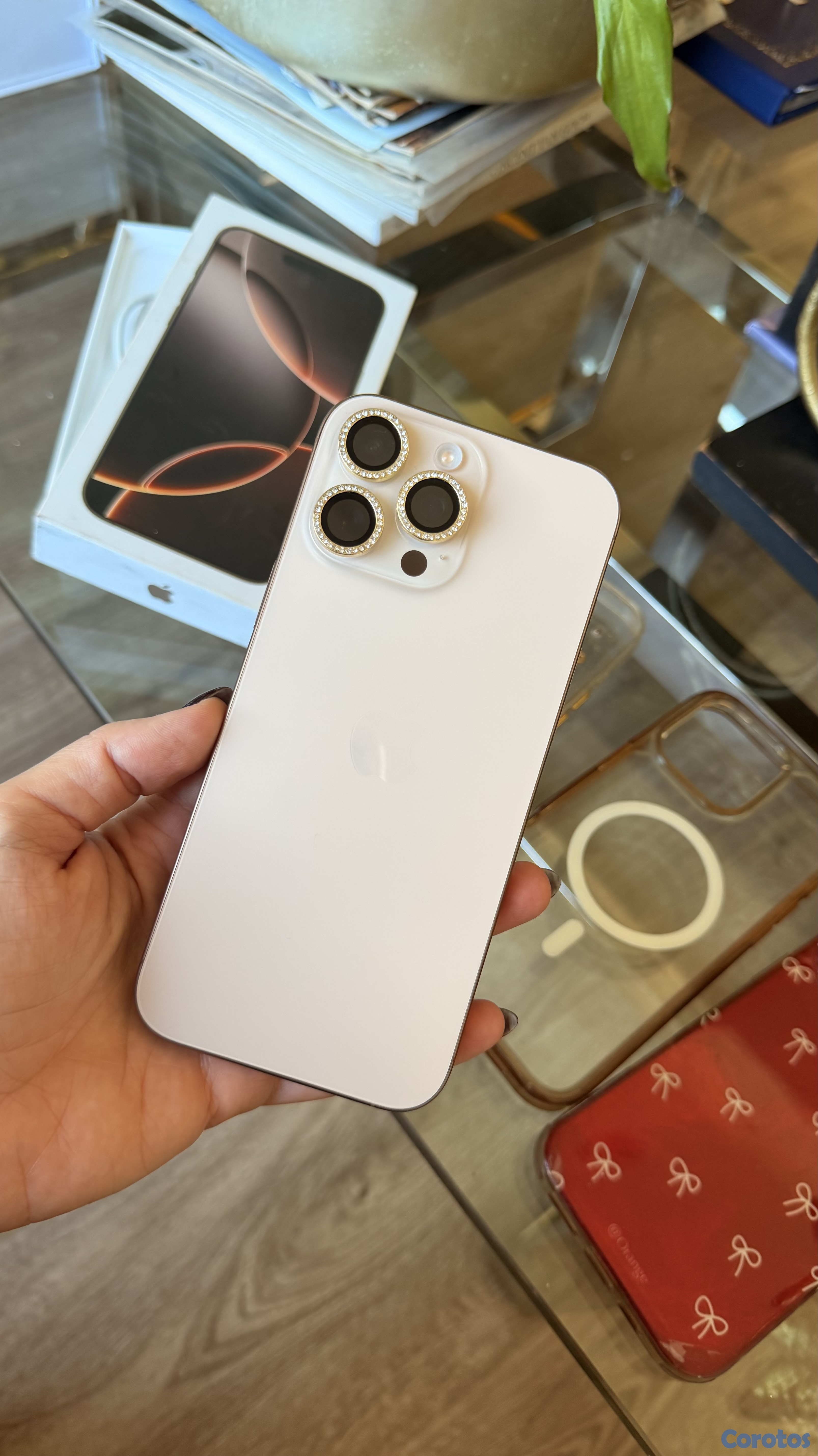 celulares y tabletas - iPhone 16 pro Max 256 gb DESBLOQUEADO  7