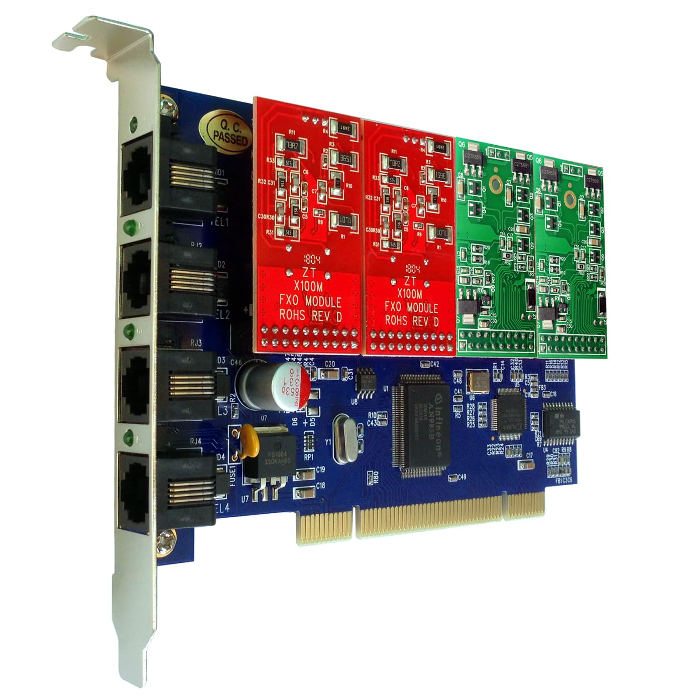 otros electronicos - Central Telefonica IP Issabel  con Digium TDM400P Cisco 8861 1