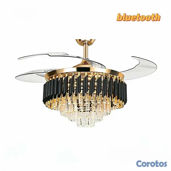 decoración y accesorios - Lampara con abanico de lujos  11