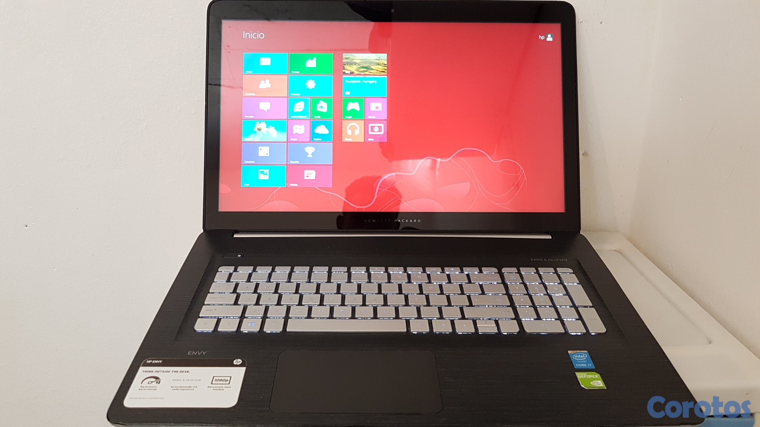 computadoras y laptops - laptop hp Envy Touch 17.3 Pulg Core i7 Ram 16gb Disco 1000gb Nvidea 10gb 1